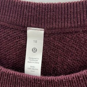 Lululemon sweater. Some pulling but it great used condition.